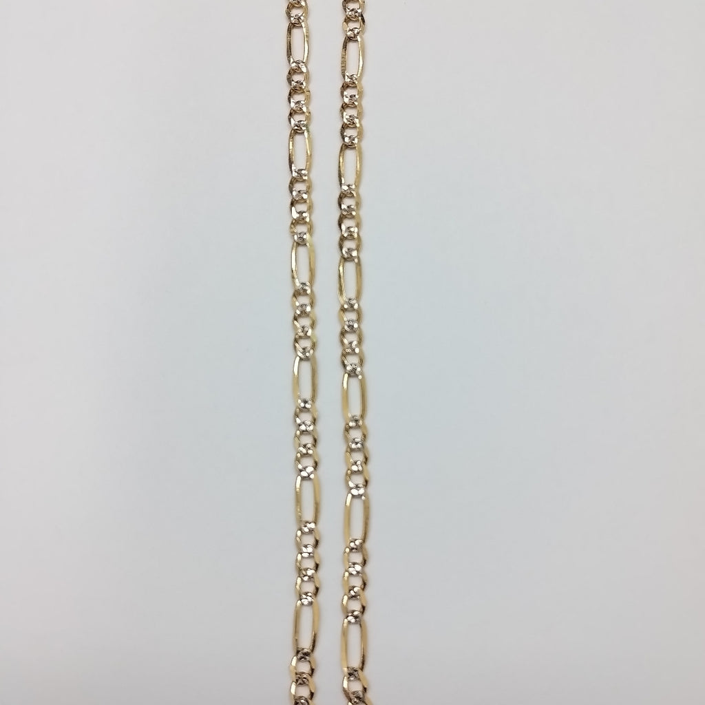 CADENAS 3X1 DIAMANTADA ORO 14K 55 CM 8.6 GR (NUEVO)