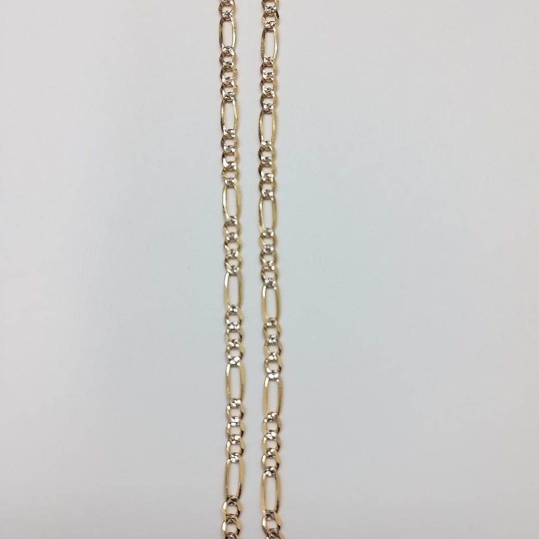 CADENAS 3X1 DIAMANTADA ORO 14K 55 CM 8.6 GR (NUEVO)
