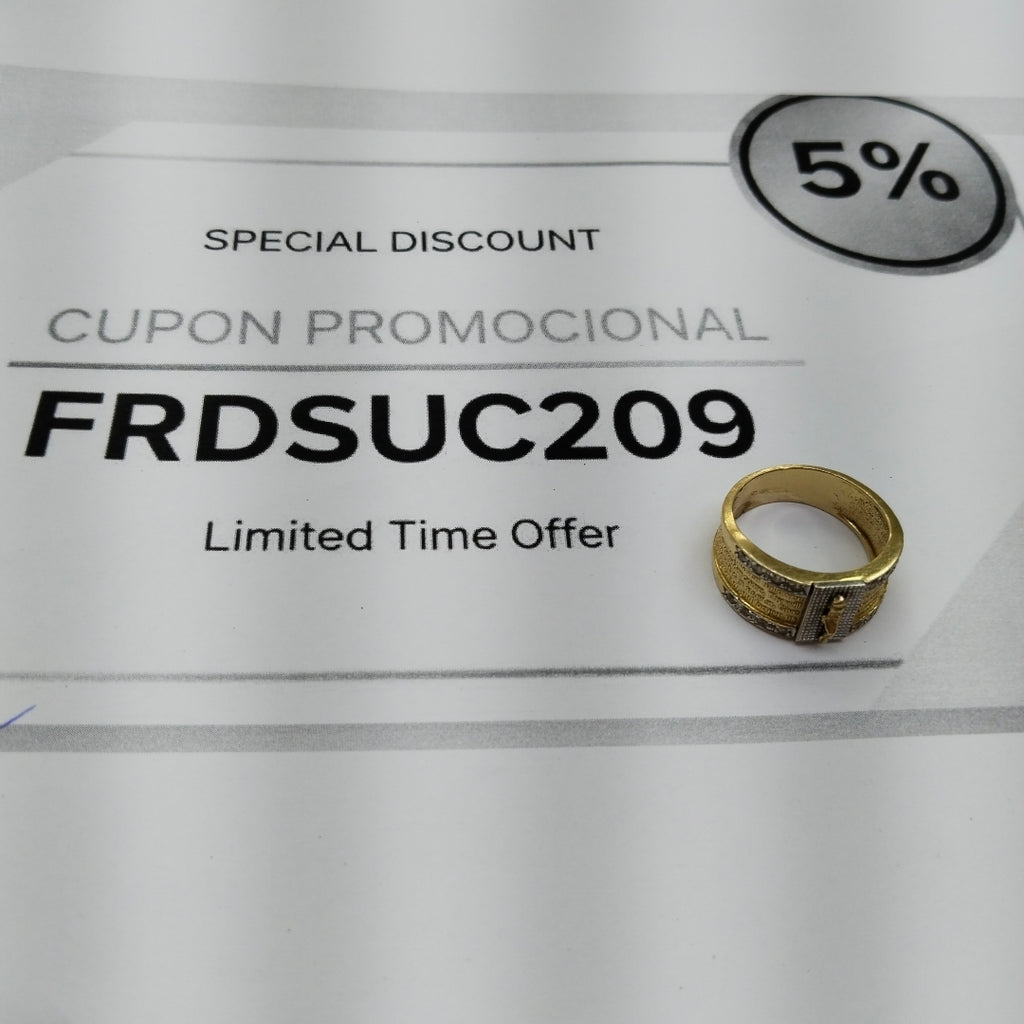ANILLO ORO 14 K 8,40 GRMS (SEMINUEVO)