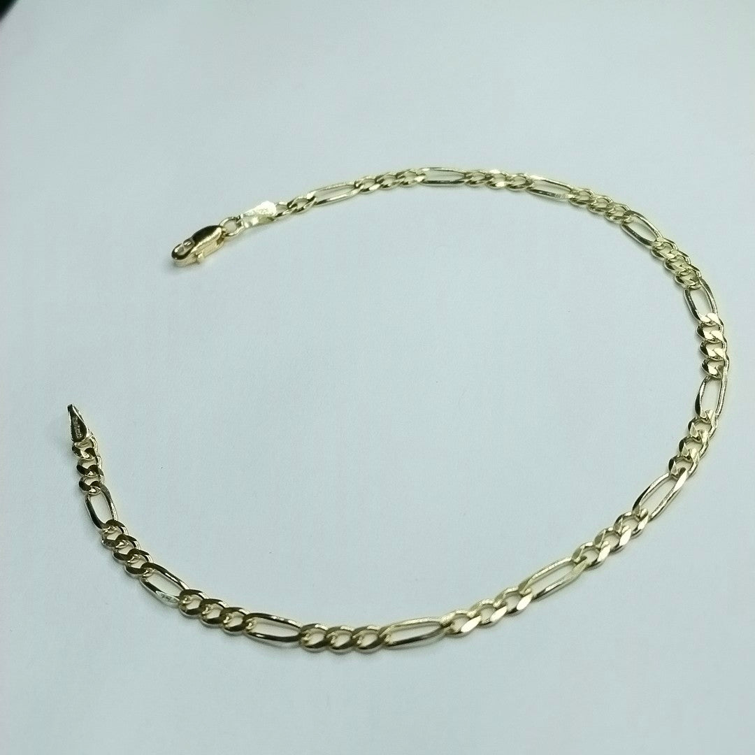 PULSERAS 3X1 ORO 14K 21 CM 3.3 GR (NUEVO)