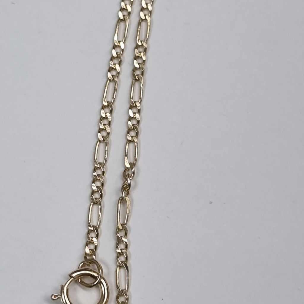 CADENAS TEJIDO 3X1 ORO 14K 55 CM 2.3 GR (NUEVO)