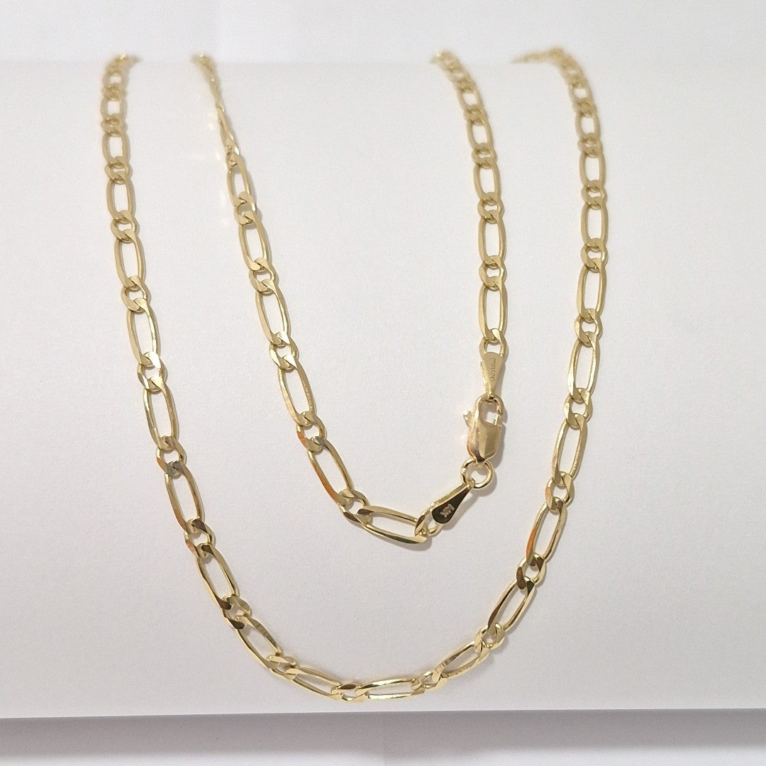 CADENAS 1X1 ORO 14K 55 CM 7.4 GR (NUEVO)