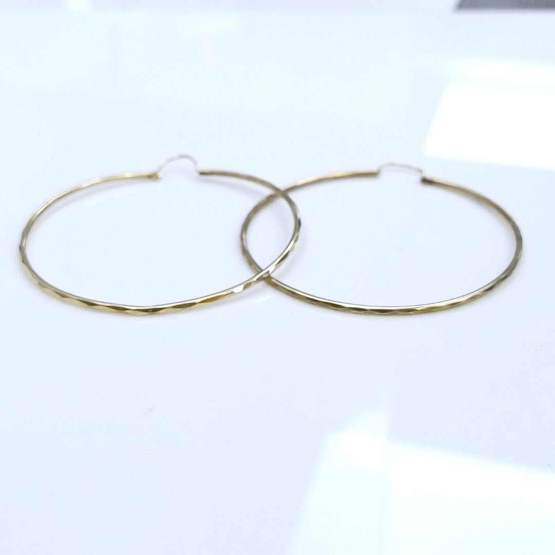 ARRACADAS PAR ORO 14 K 3 GRMS (SEMINUEVO)