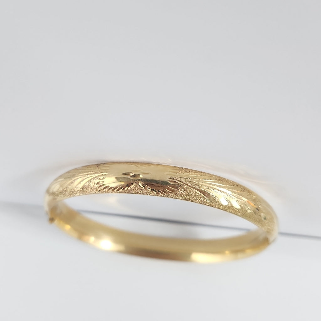 PULSERA RIGIDA ORO 14 K 11,90 GRMS (SEMINUEVO)