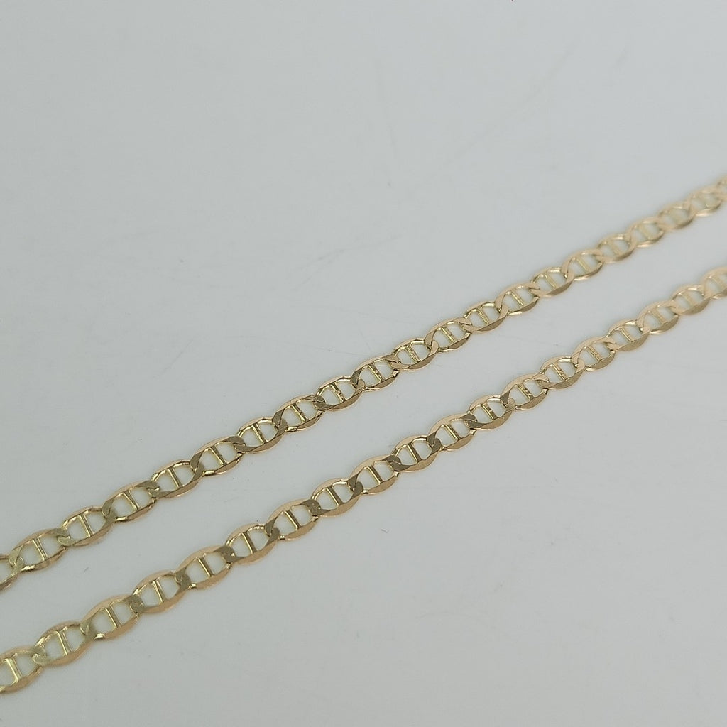 CADENAS TEJIDO GUCHI ORO 10K 55 CM 4.2 GR (NUEVO)