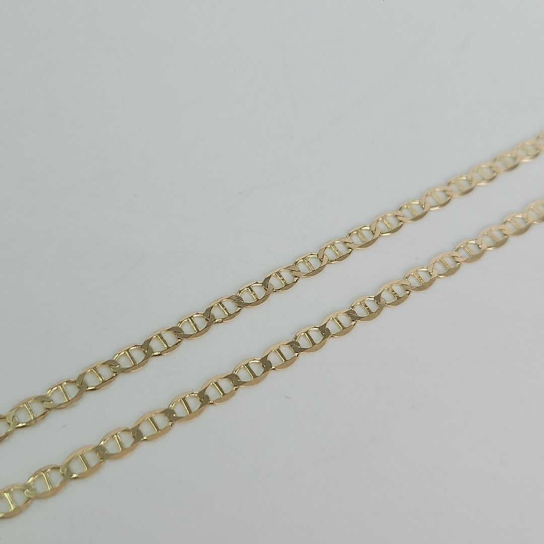 CADENAS TEJIDO GUCHI ORO 10K 55 CM 4.2 GR (NUEVO)