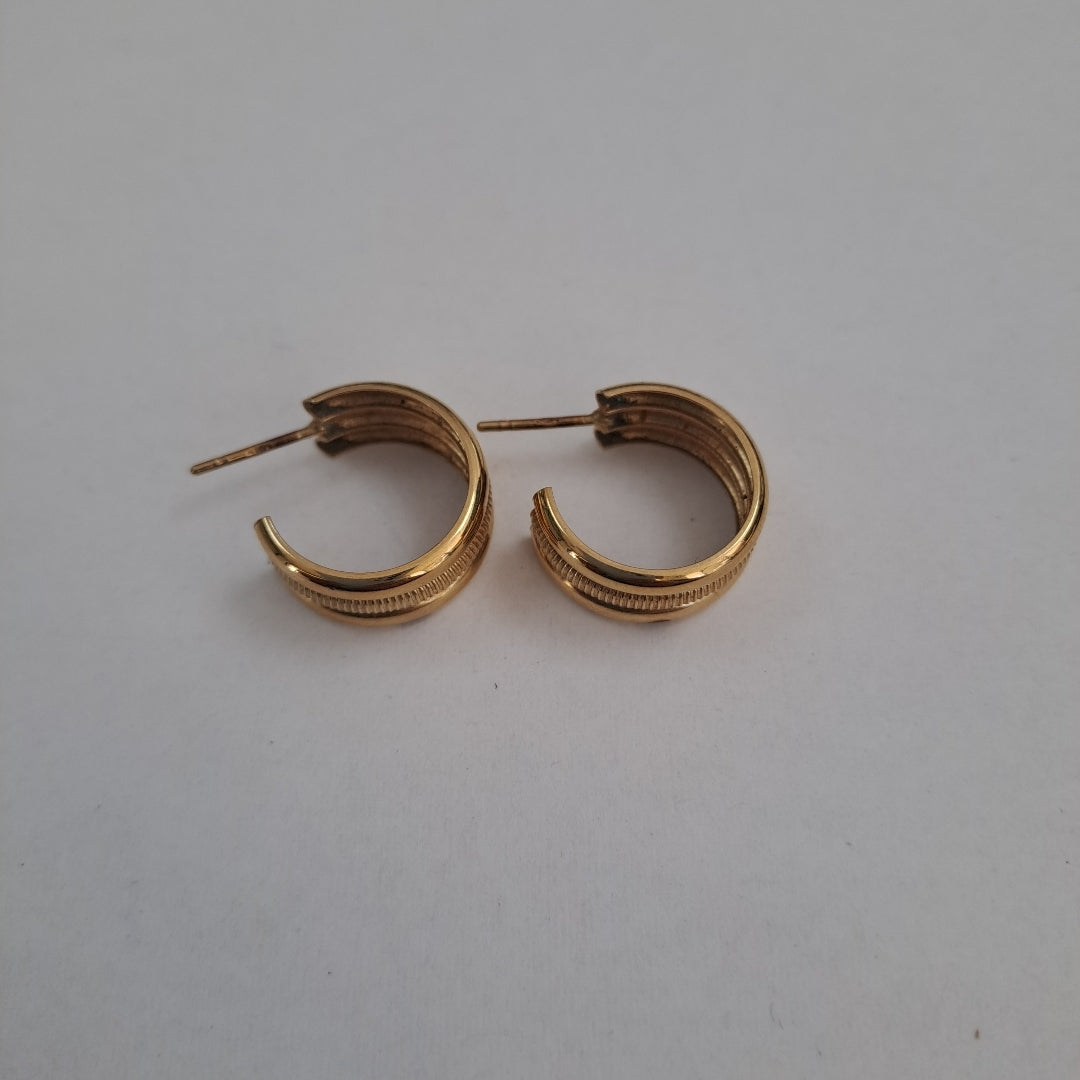 ARETES PAR ORO 14 K 3.1 GRMS (SEMINUEVO)