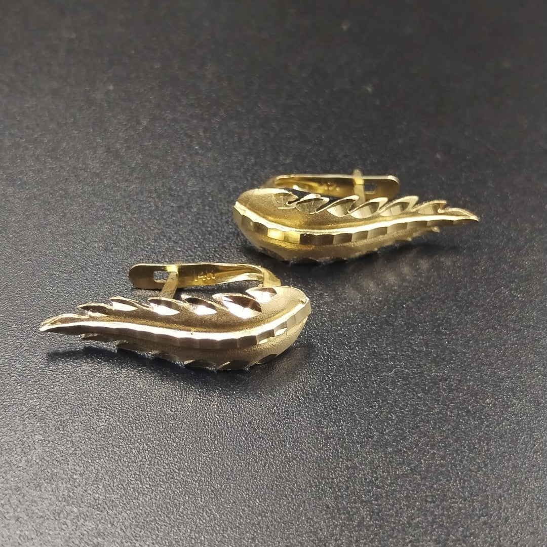 ARETES PAR ORO 14 K 3.9 GRMS (SEMINUEVO)