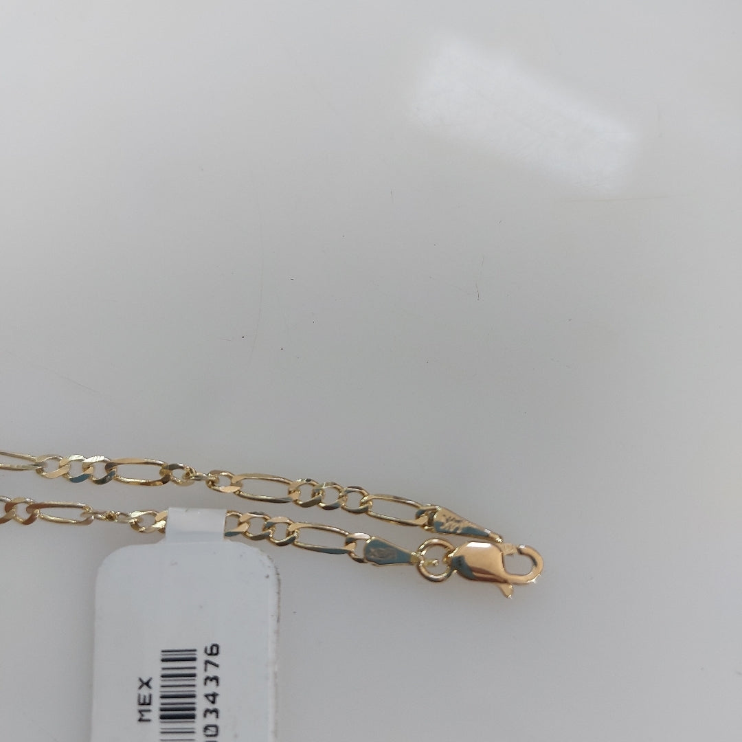 PULSERAS 3X1 ORO 14K 21 CM 2 GR (NUEVO)