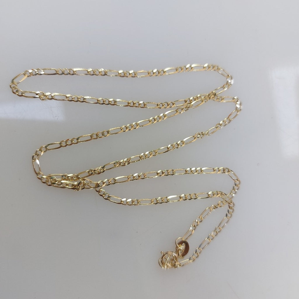 CADENAS TEJIDO 3X1 ORO 10K 50 CM 2.9 GR (NUEVO)