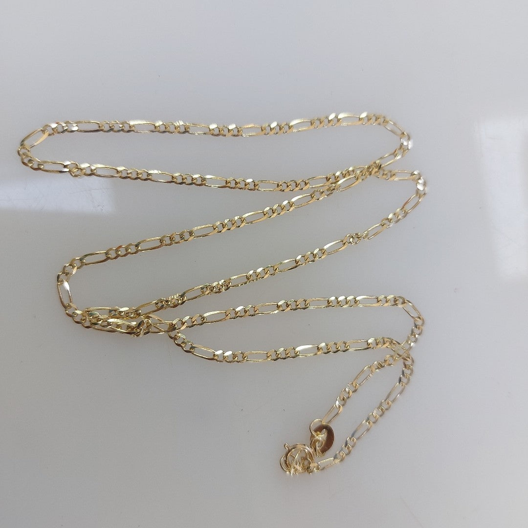 CADENAS TEJIDO 3X1 ORO 10K 50 CM 2.9 GR (NUEVO)