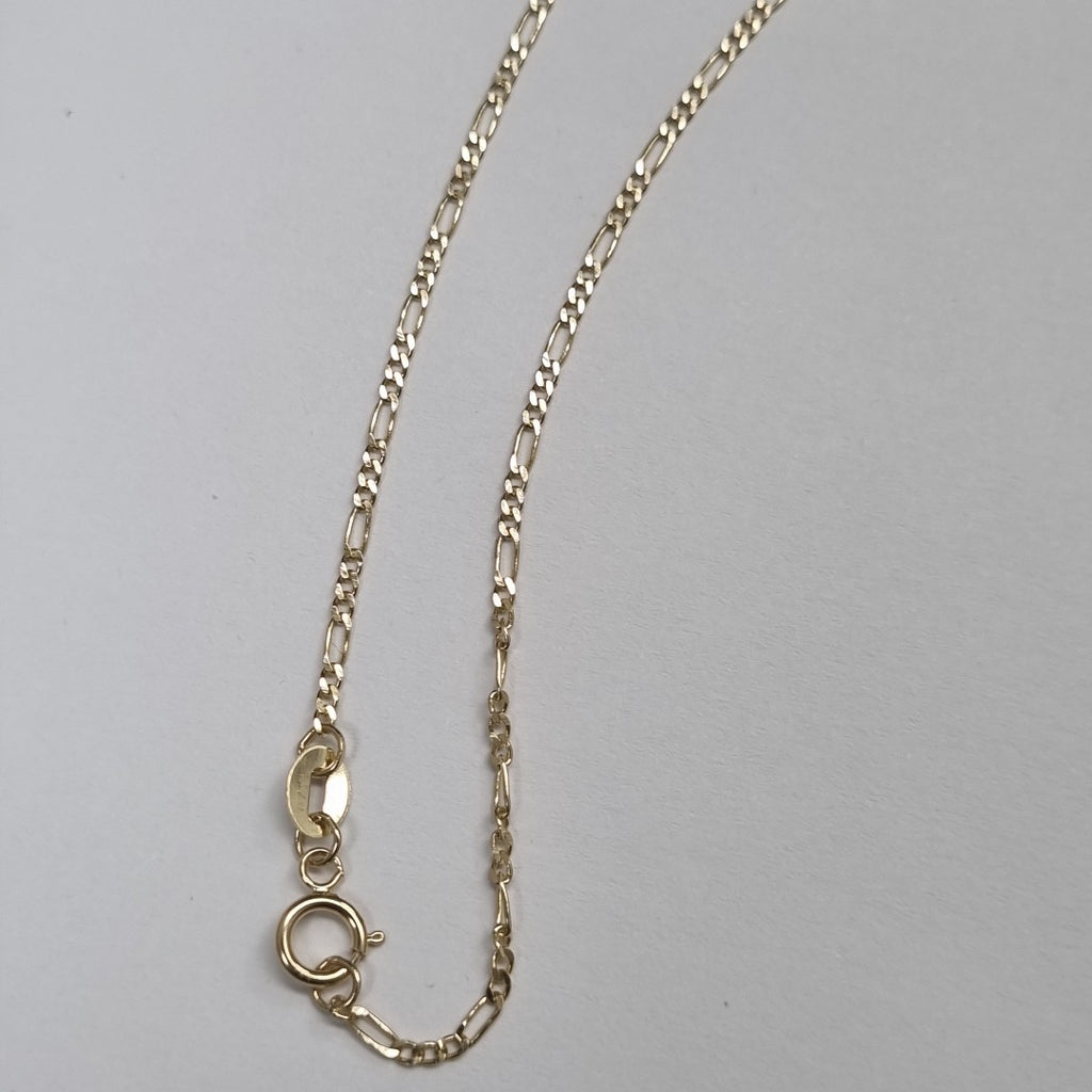 CADENAS TEJIDO 3X1 ORO 14K 55 CM 2.3 GR (NUEVO)