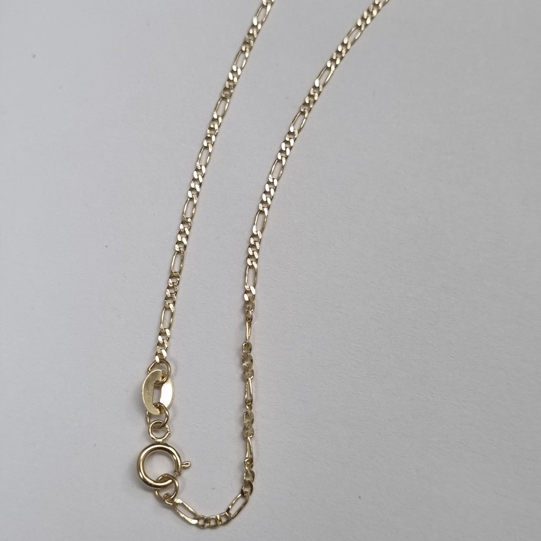 CADENAS TEJIDO 3X1 ORO 14K 55 CM 2.3 GR (NUEVO)