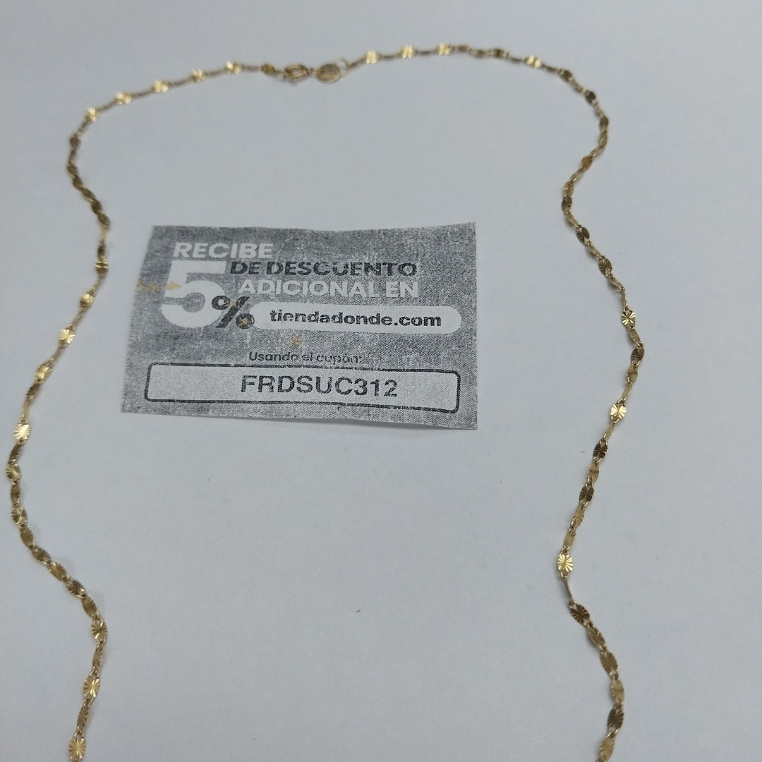 CADENA ORO 14 K 2 GRMS (SEMINUEVO)