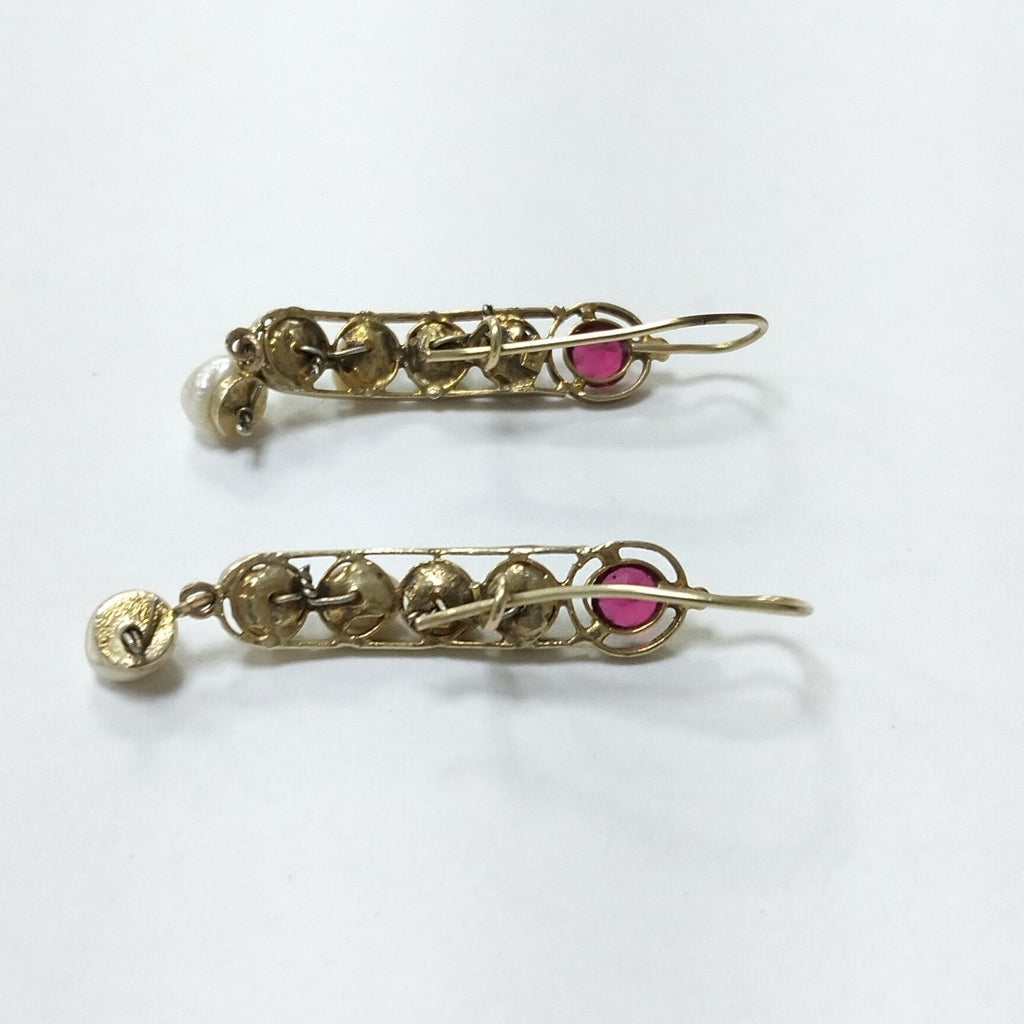 ARETES PAR ORO 8 K 5,40 GRMS (SEMINUEVO)