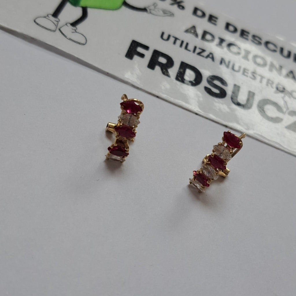 ARETES PAR ORO 10 K 2.4 GRMS (SEMINUEVO)