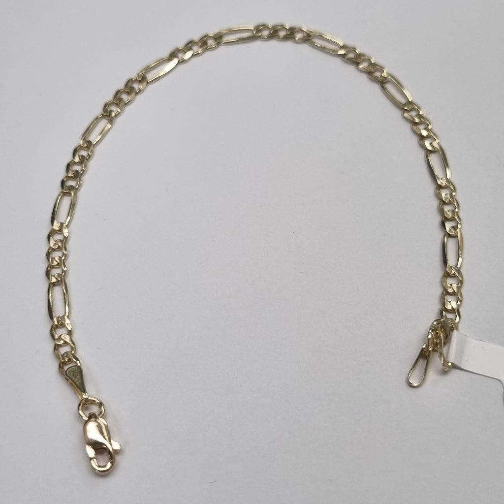 PULSERAS 3X1 ORO 14K 18 CM 2.9 GR (NUEVO)