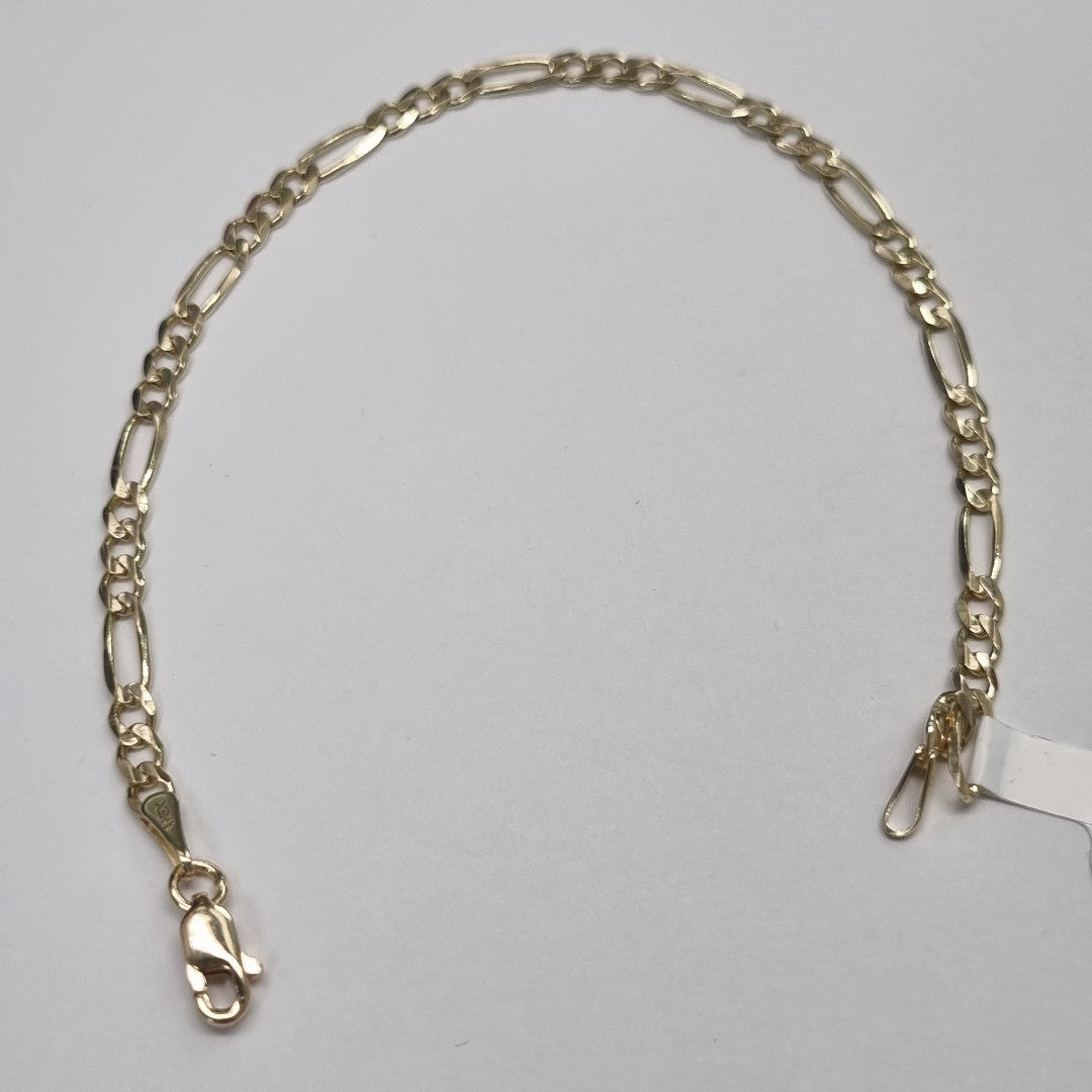 PULSERAS 3X1 ORO 14K 18 CM 2.9 GR (NUEVO)