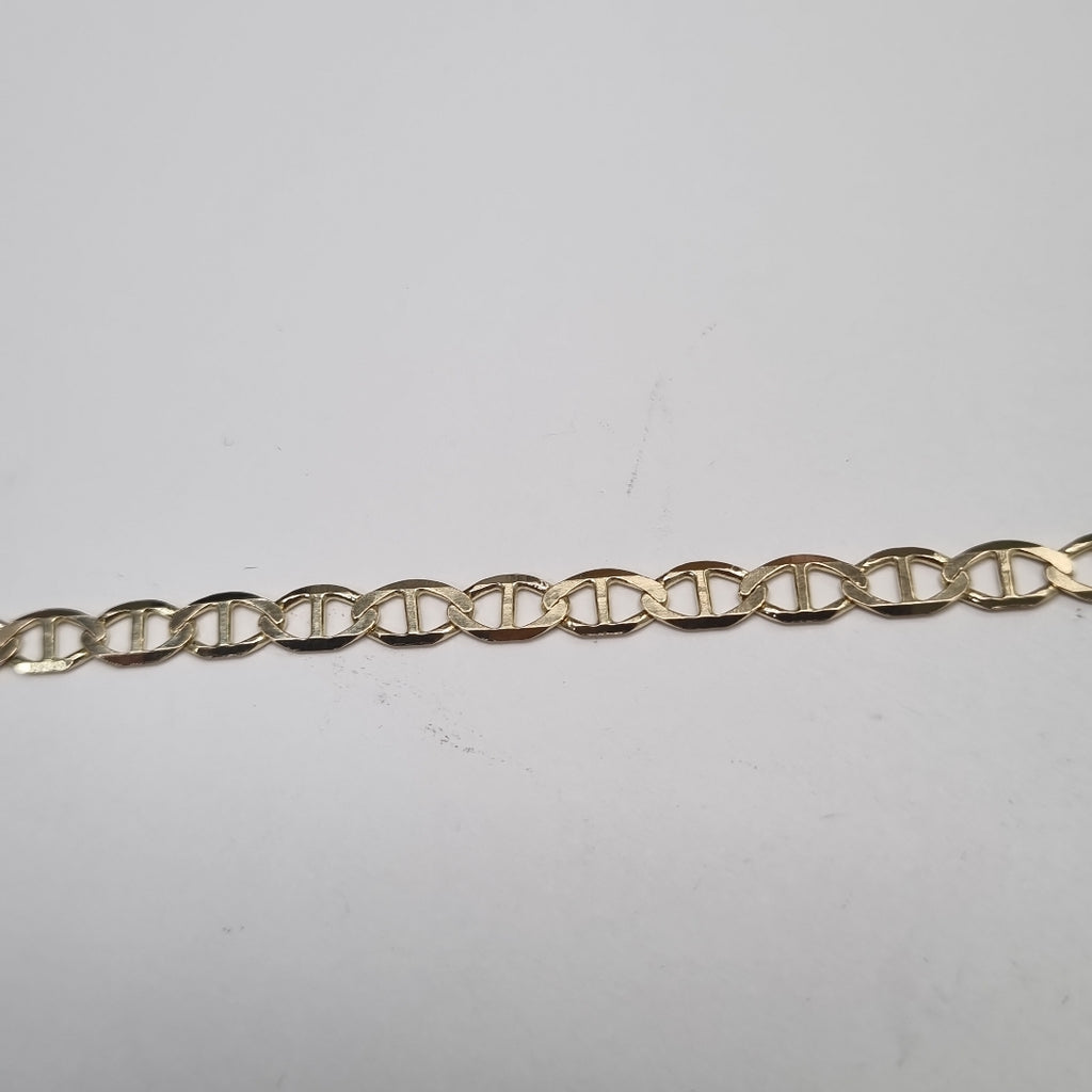 PULSERAS TEJIDO MARINERA ORO 14K 21 CM 3.3 GR (NUEVO)