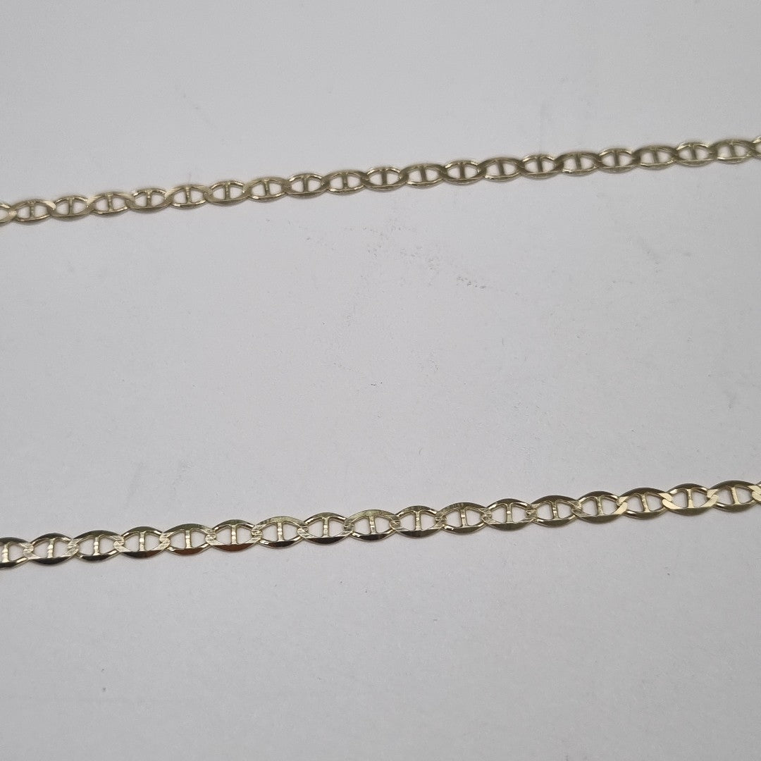 CADENAS TEJIDO GUCHI ORO 10K 60 CM 4.3 GR (NUEVO)