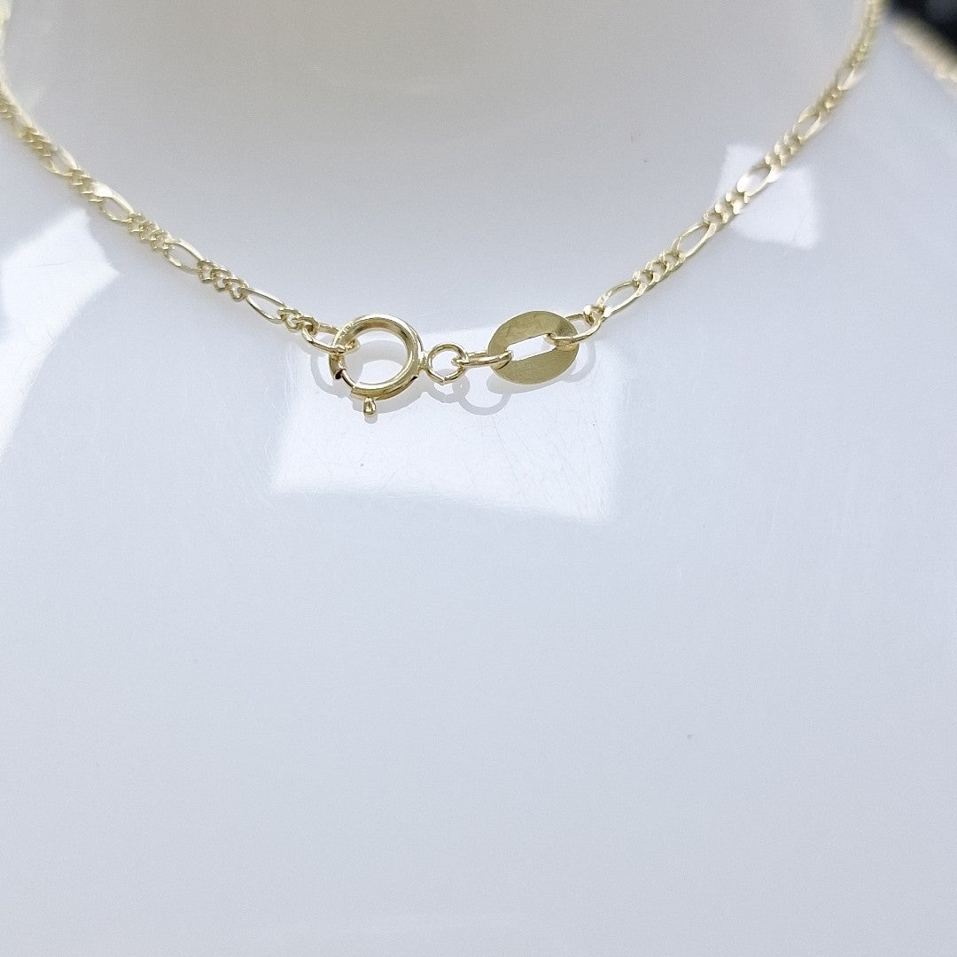 CADENAS TEJIDO 3X1 ORO 14K 55 CM 2.7 GR (NUEVO)