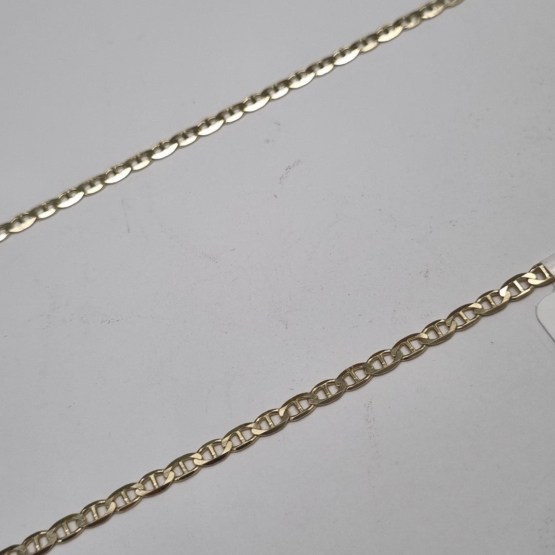 CADENAS TEJIDO GUCHI ORO 10K 55 CM 7.7 GR (NUEVO)