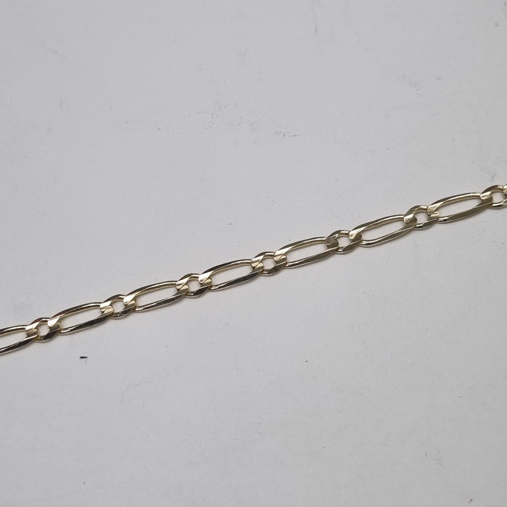 PULSERAS 1X1 ORO 14K 18 CM 2.6 GR (NUEVO)