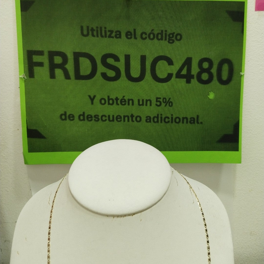 CADENAS GUCHI ORO 14K 55 CM 3.6 GR (NUEVO)