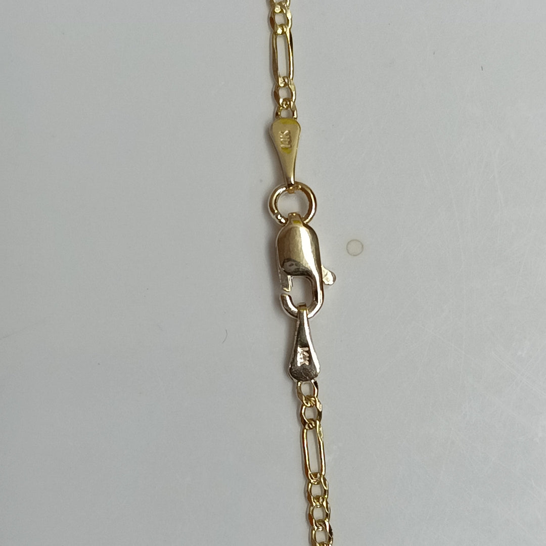 CADENAS 3X1 ORO 14K 55 CM 3.7 GR (NUEVO)