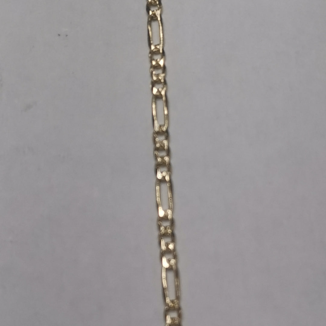 CADENAS 3X1 ORO 14K 55 CM 4 GR (NUEVO)