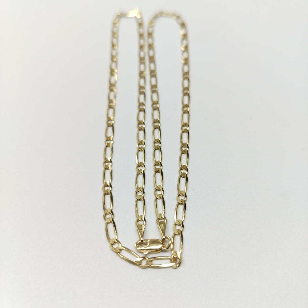 CADENAS 1X1 ORO 14K 55 CM 7.5 GR (NUEVO)