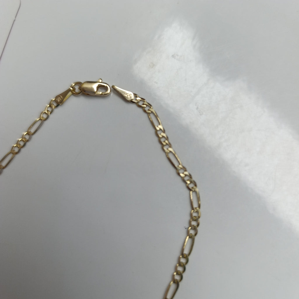 PULSERAS 3X1 ORO 14K 21 CM 2 GR (NUEVO)