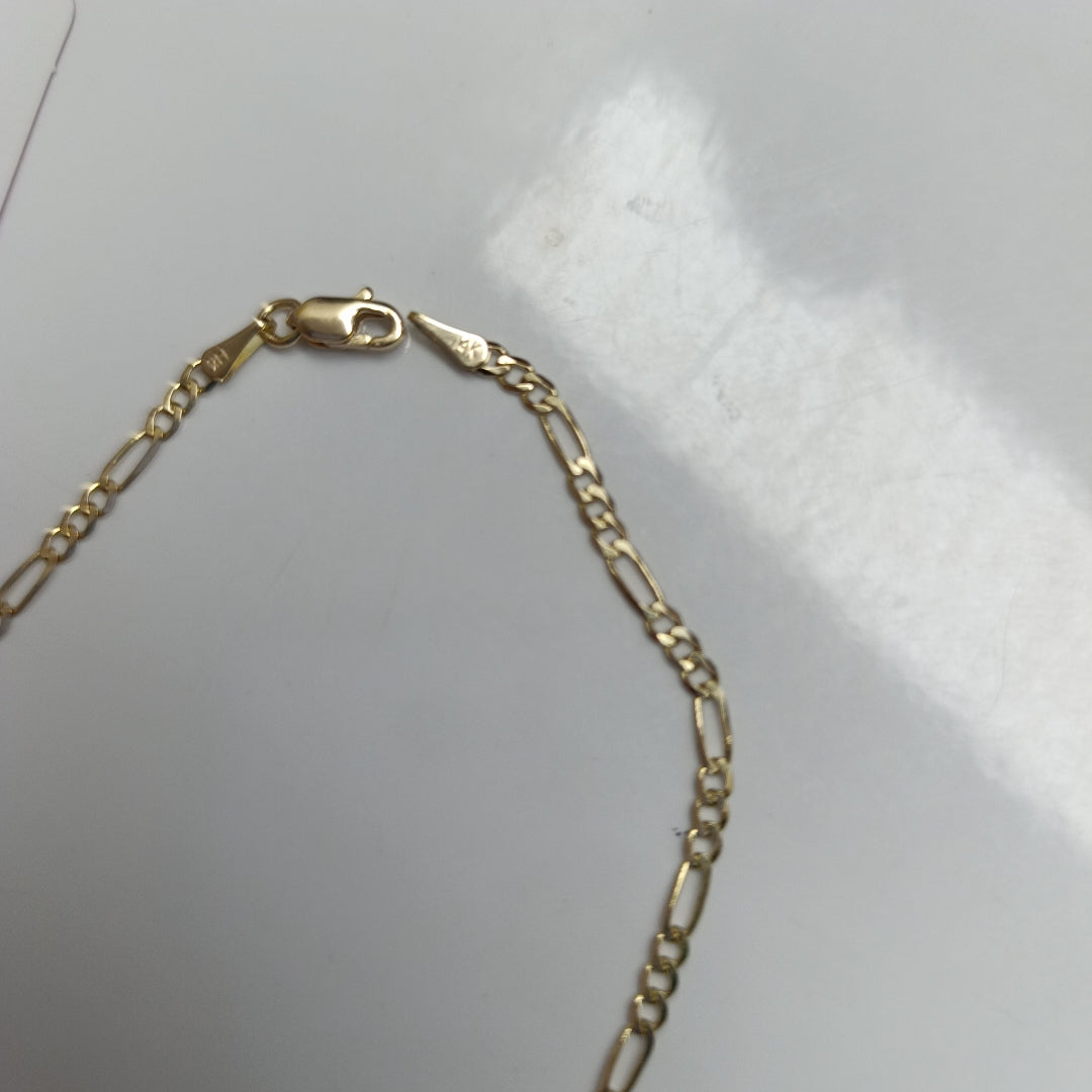 PULSERAS 3X1 ORO 14K 21 CM 2 GR (NUEVO)