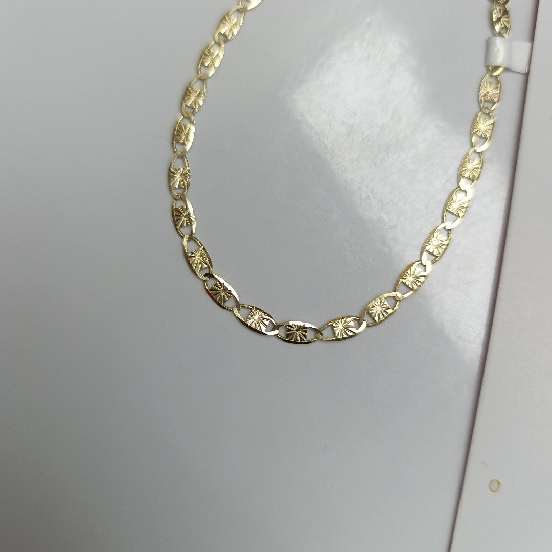 PULSERAS GUCHI ORO 14K 18 CM 2.9 GR (NUEVO)