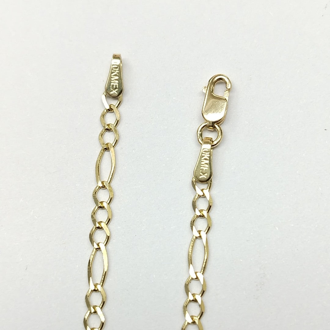CADENAS TEJIDO 3X1 ORO 10K 50 CM 3.9 GR (NUEVO)