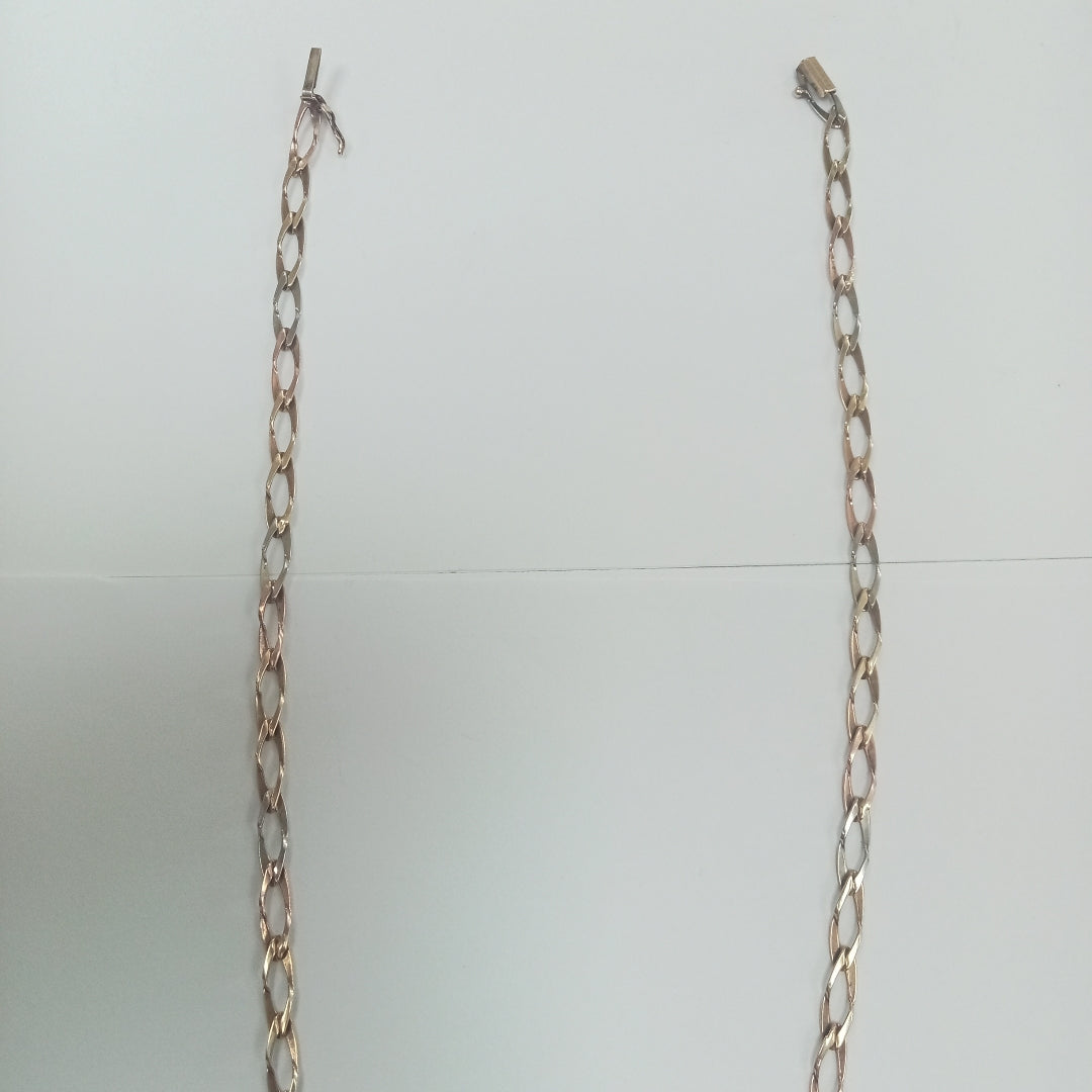 CADENA ORO COMBINADO 10 K 14,70 GRMS (SEMINUEVO)