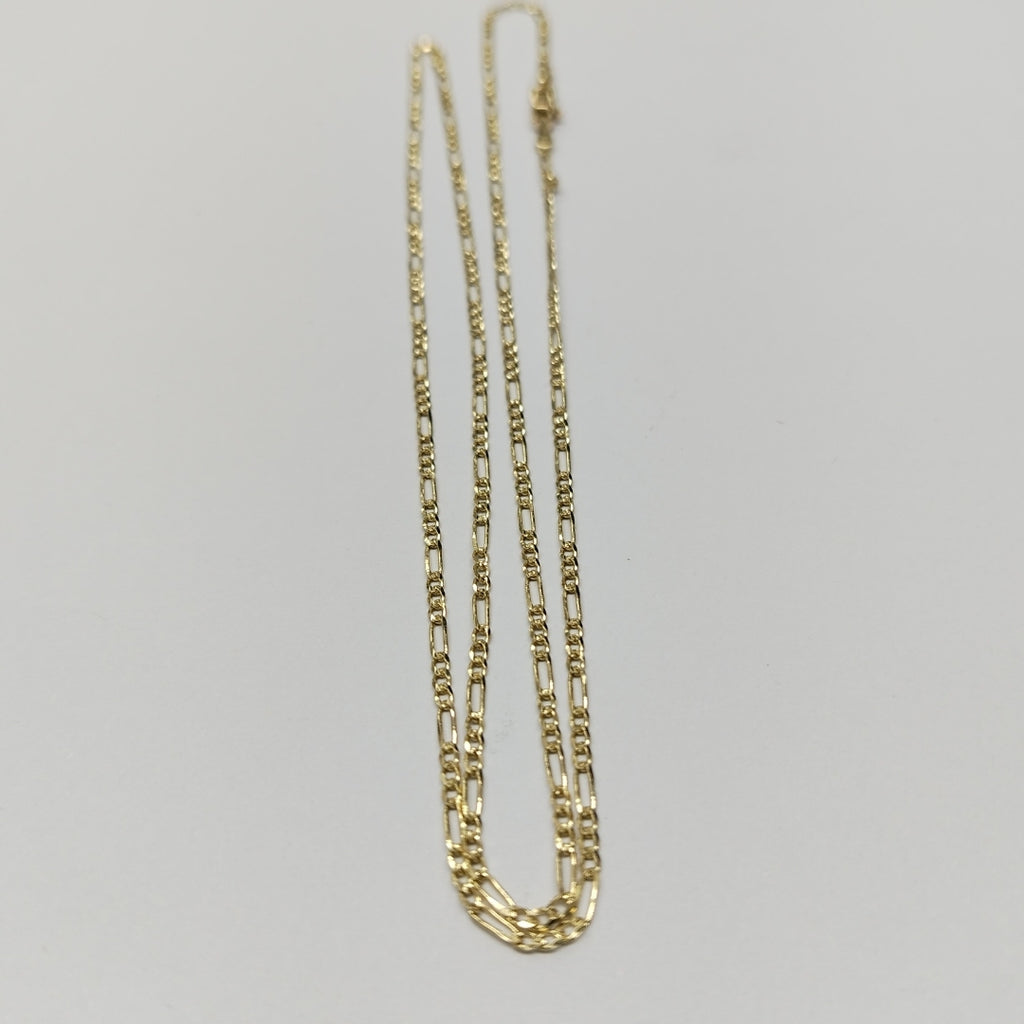 CADENAS 3X1 ORO 14K 55 CM 4 GR (NUEVO)