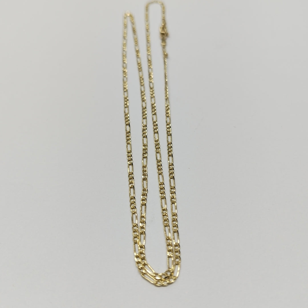 CADENAS 3X1 ORO 14K 55 CM 4 GR (NUEVO)