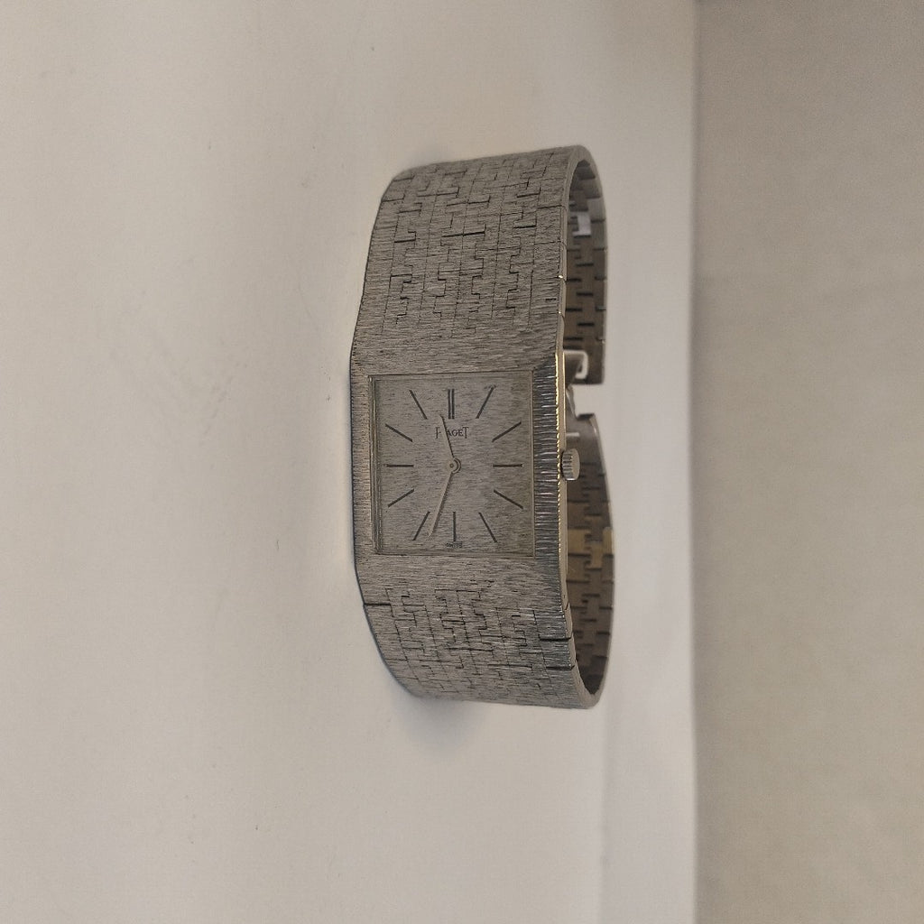 RELOJ CAJA ACERO PULSO ORO ORO BLANCO 18 K 87.5 GRMS (SEMINUEVO)