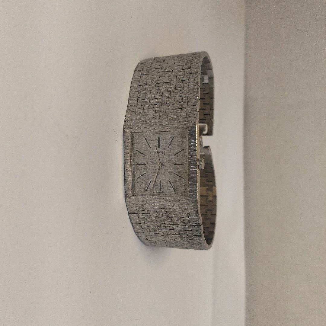 RELOJ CAJA ACERO PULSO ORO ORO BLANCO 18 K 87.5 GRMS (SEMINUEVO)
