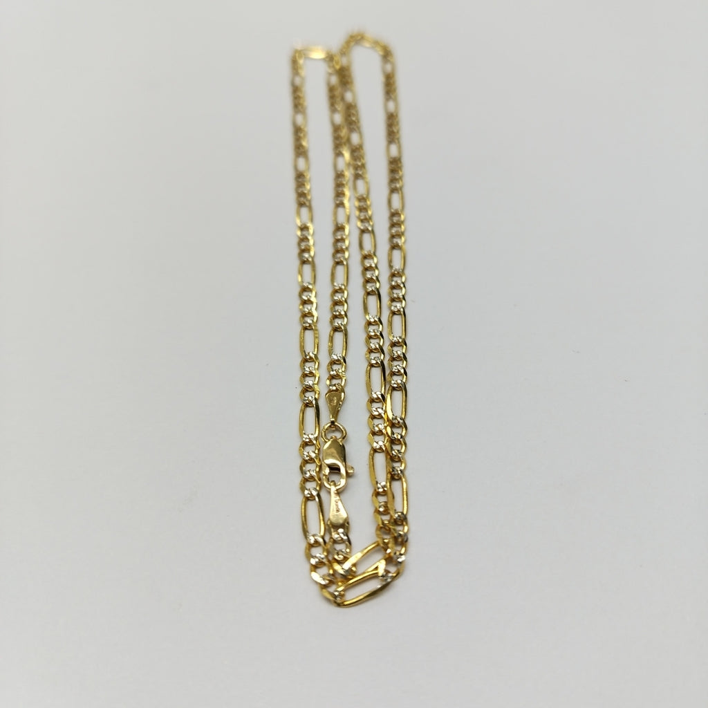 CADENAS 3X1 DIAMANTADA ORO 14K 55 CM 8.6 GR (NUEVO)