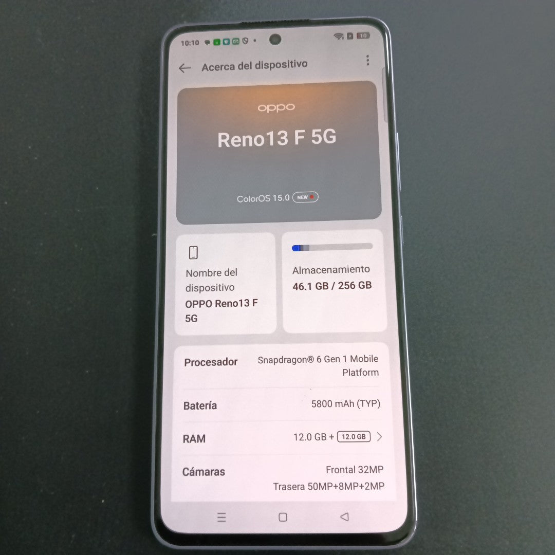 CELULAR OPPO RENO 13F 5G CPH2699 (2025) 256 GB 12 GB RAM (SEMINUEVO)