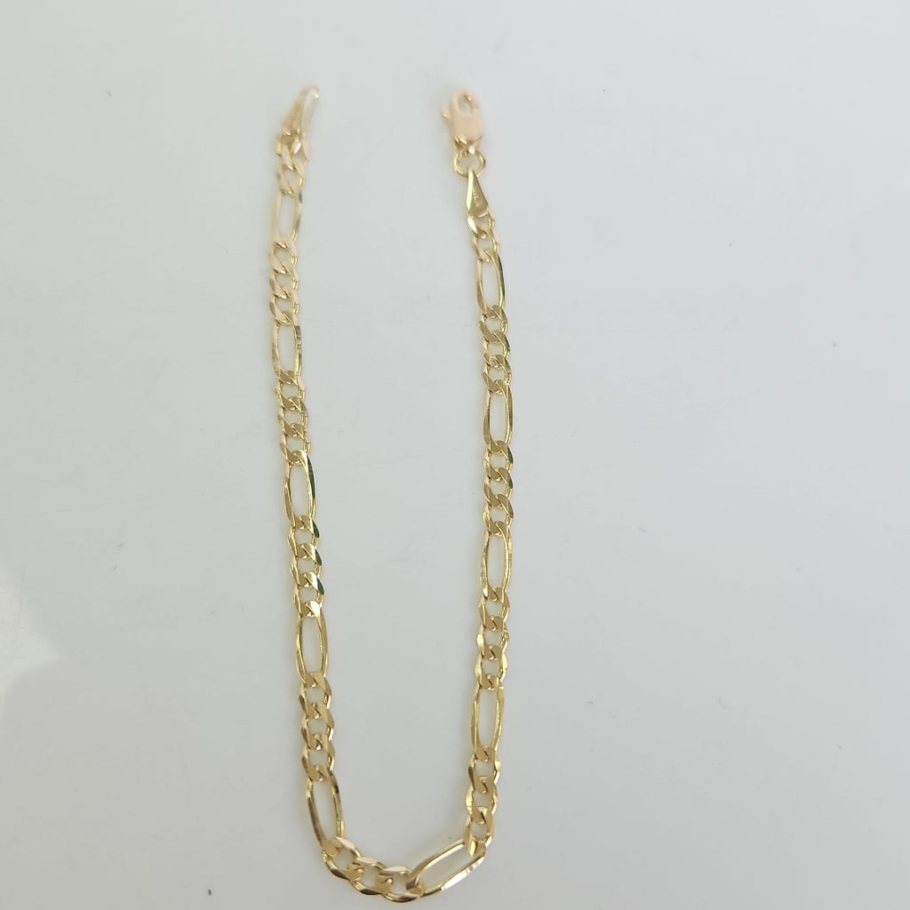 PULSERAS TEJIDO 3X1 ORO 14K 18 CM 2.9 GR (NUEVO)