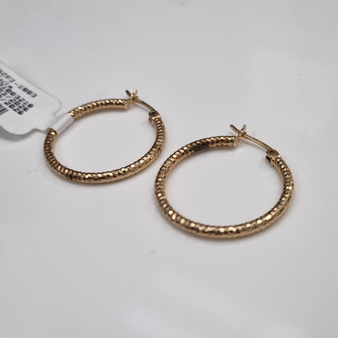 ARRACADAS PAR ORO 14 K 2.6 GRMS (SEMINUEVO)