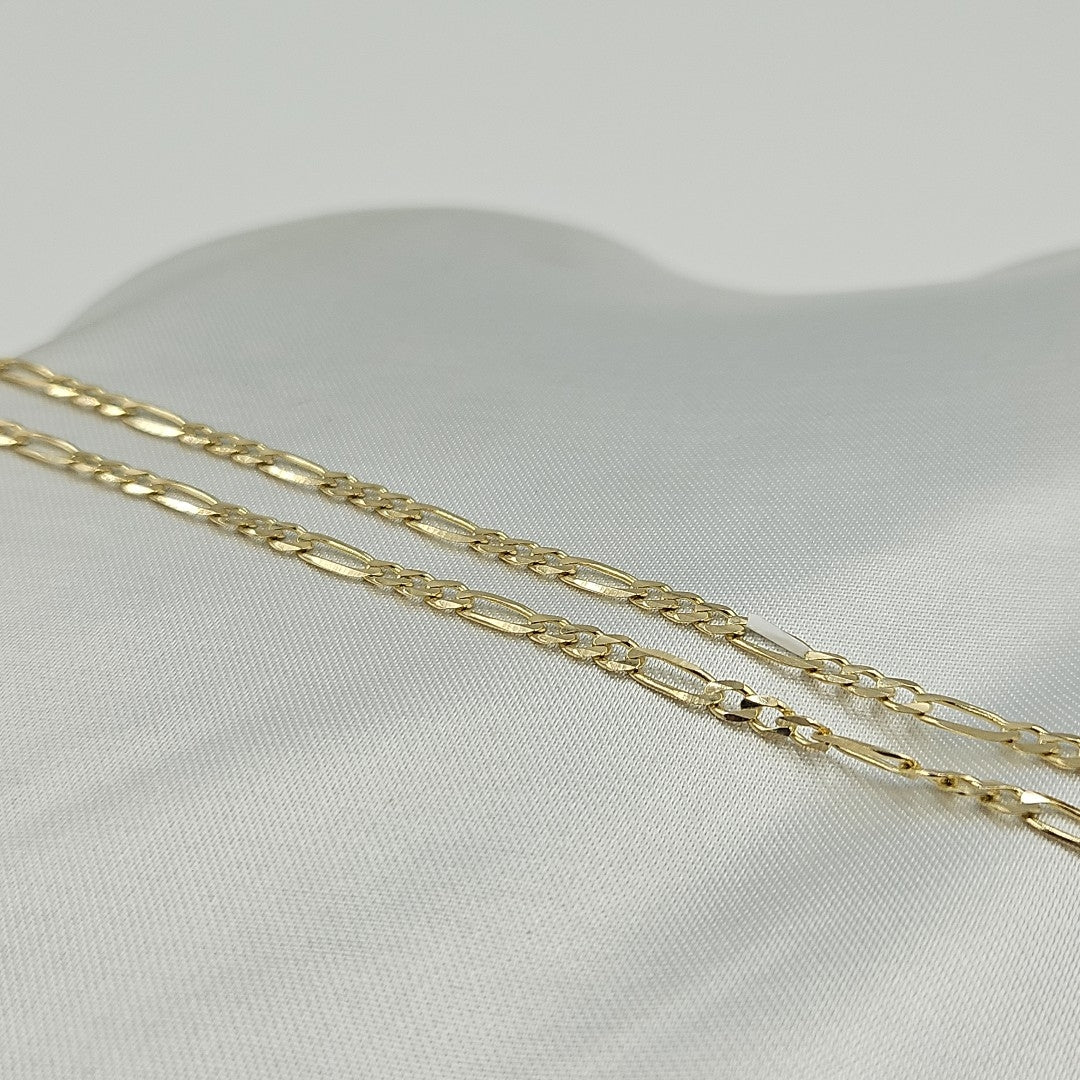 CADENAS 3X1 ORO 14K 60 CM 8 GR (NUEVO)