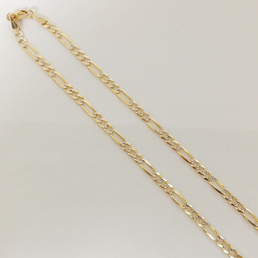CADENAS 3X1 DIAMANTADA ORO 14K 55 CM 8.5 GR (NUEVO)