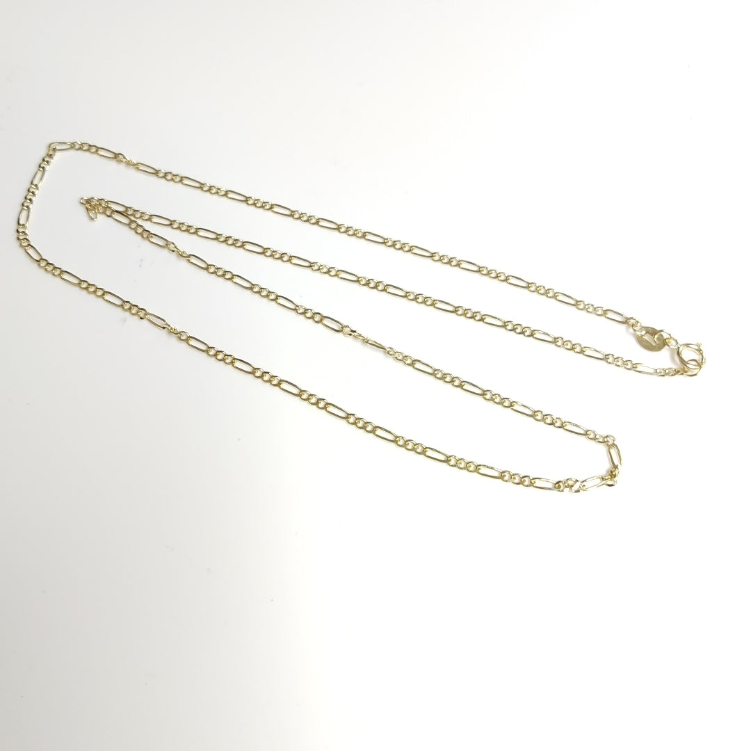 CADENAS TEJIDO 3X1 ORO 10K 50 CM 2.9 GR (NUEVO)