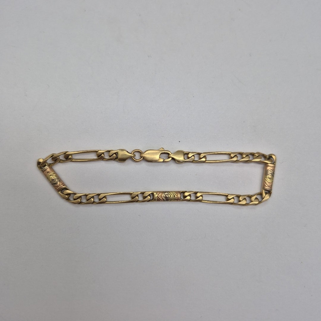 PULSERA ORO, ORO COMBINADO 14 K 9 GRMS (SEMINUEVO)