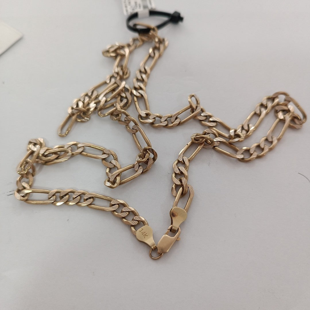 CADENA ORO, RODIADO 14 K 32.7 GRMS (SEMINUEVO)