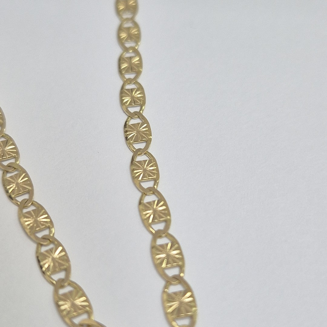 PULSERAS GUCHI ORO 14K 18 CM 2.9 GR (NUEVO)
